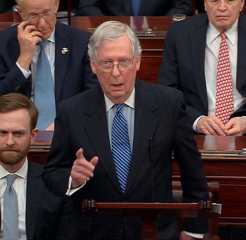 Mitch McConnell, vođa većine u Senatu američkog Kongresa